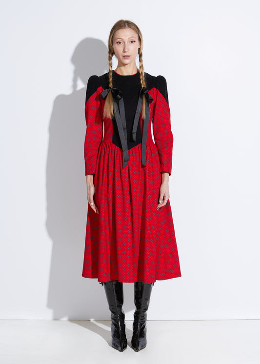 Corduroy Midi Dress by Lucy Logsdon